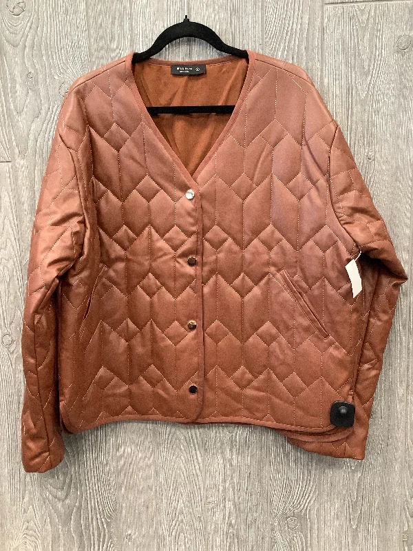 Jacket Other By Clothes Mentor In Brown, Size: L