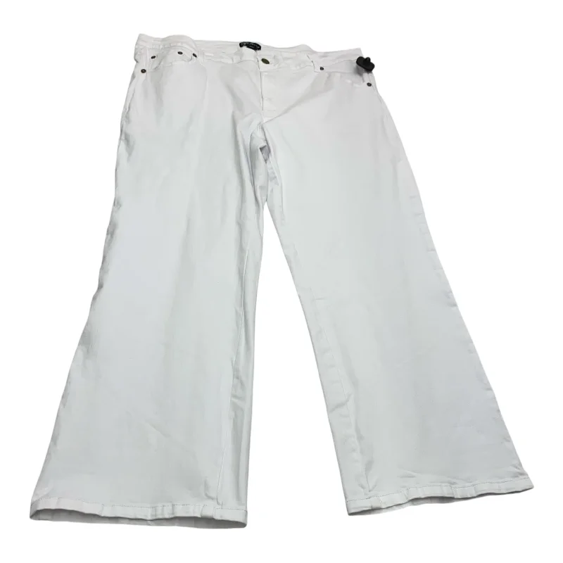 Pants Other By Soft Focus In White Denim, Size: 20