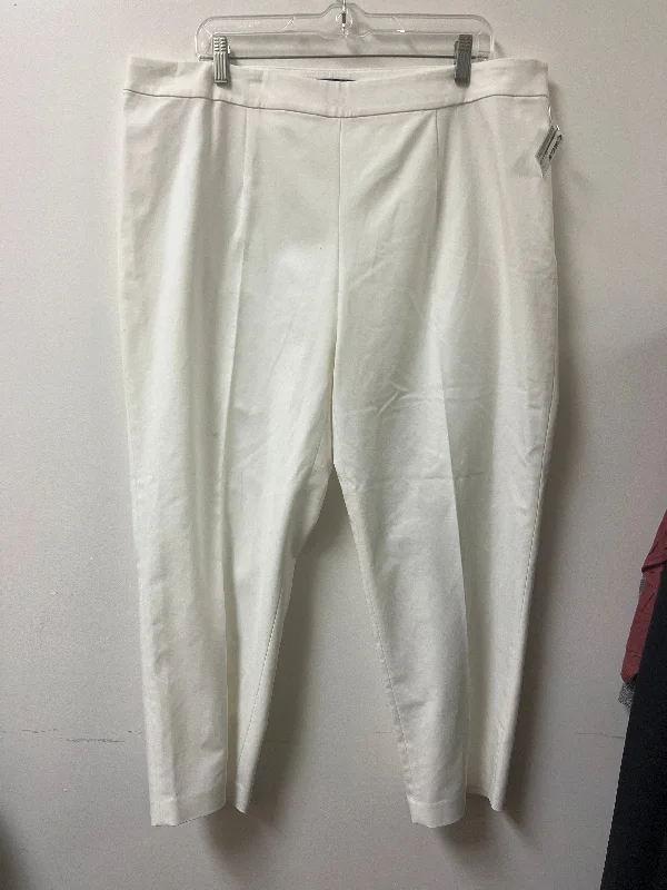 Pants Other By Kasper In White, Size: 18