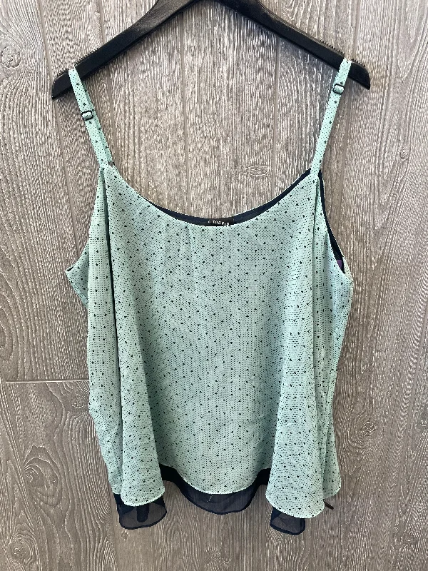 Green Top Sleeveless Torrid, Size 3x