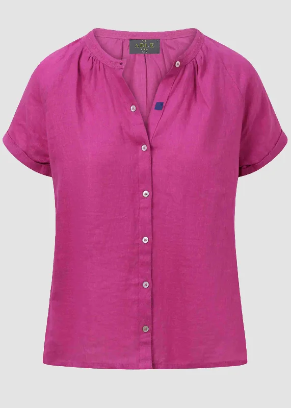 Lucy Linen VELCRO® Brand Fastening Blouse