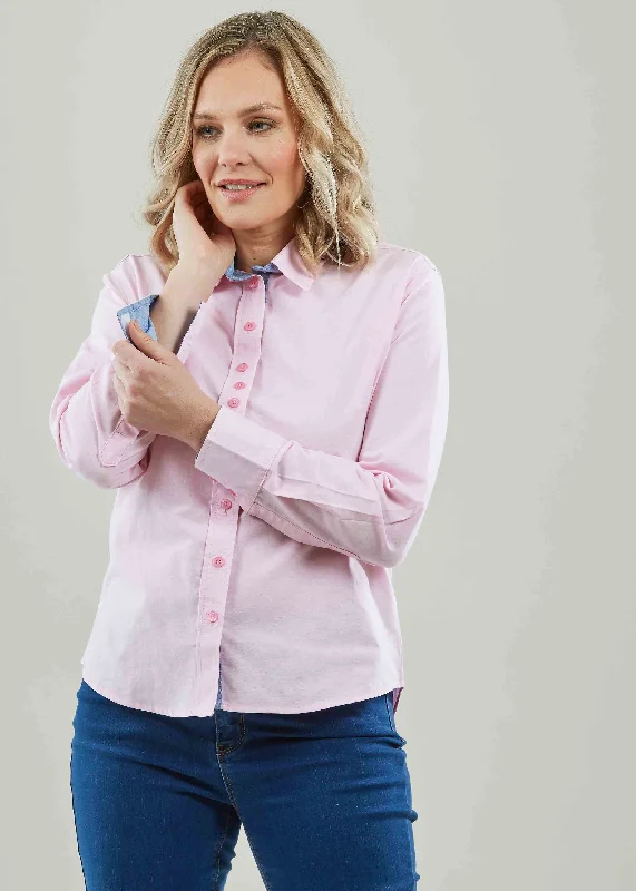 Olivia Cotton Oxford VELCRO® Brand Fastening Shirt